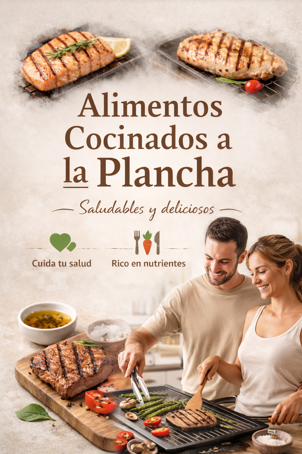 Alimentos cocinados a la plancha: beneficios, propiedades y ejemplos saludables