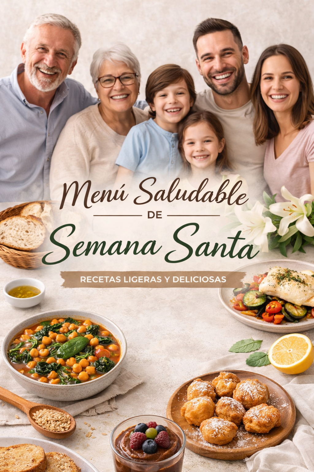 Menú saludable para Semana Santa  (recetas fáciles, sanas y ligeras)
