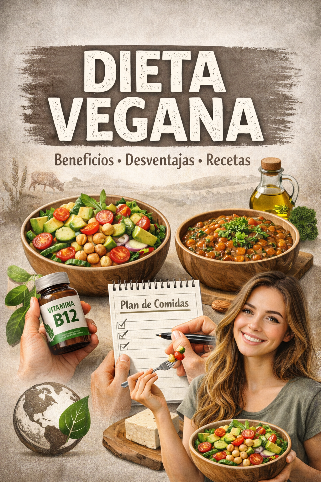 Dieta vegana: beneficios, riesgos y recetas fáciles para empezar