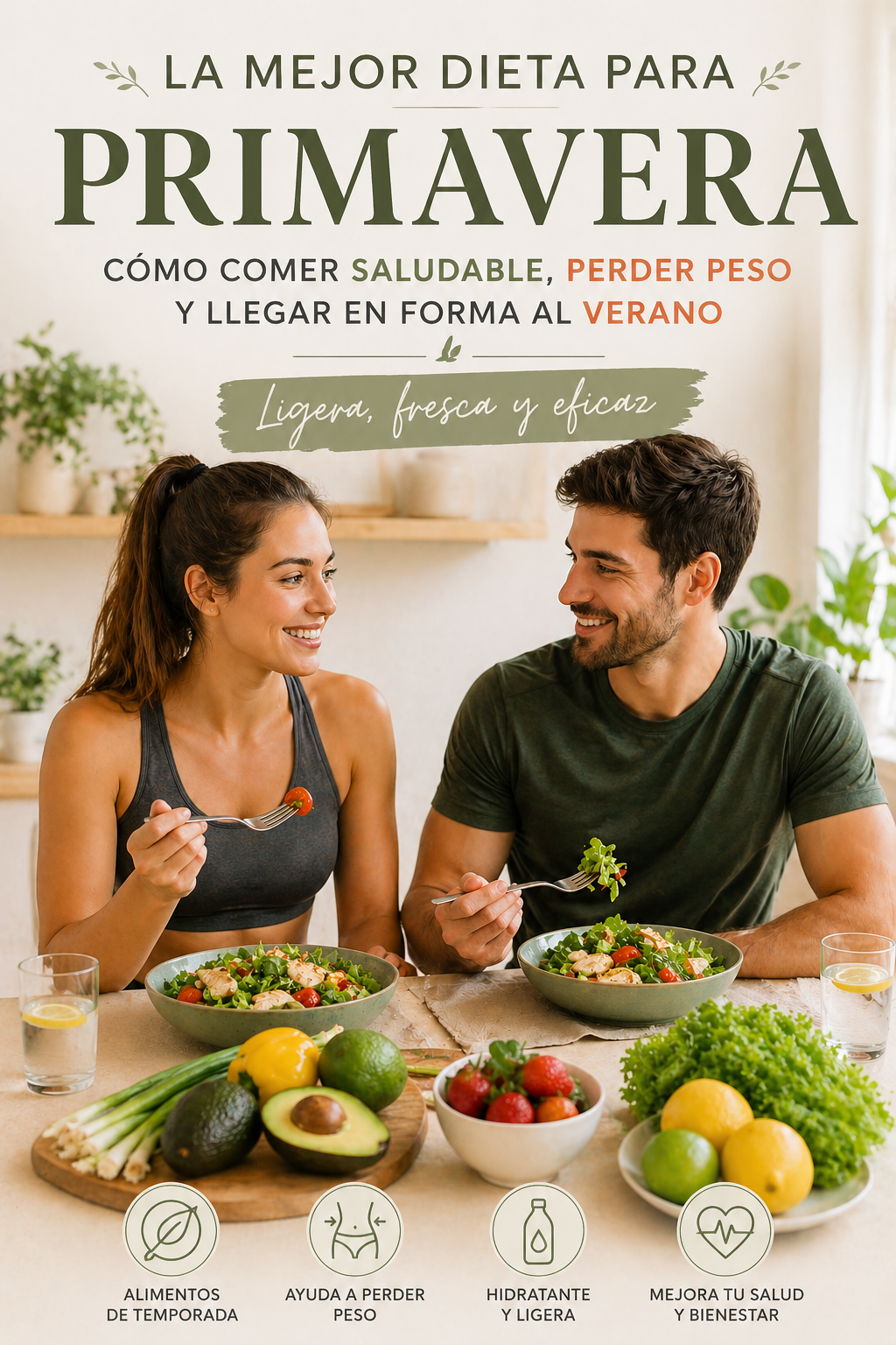 La mejor dieta para primavera: cómo comer con más calor y perder peso de forma saludable antes del verano