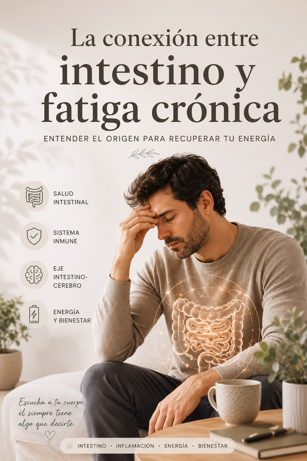 La conexión entre intestino y fatiga crónica