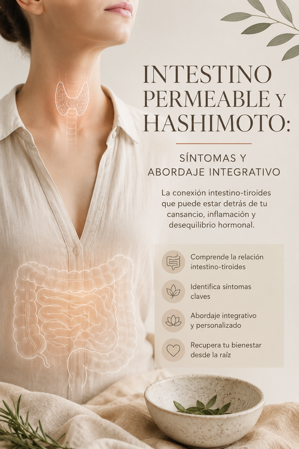 Intestino permeable y Hashimoto: síntomas y abordaje integrativo