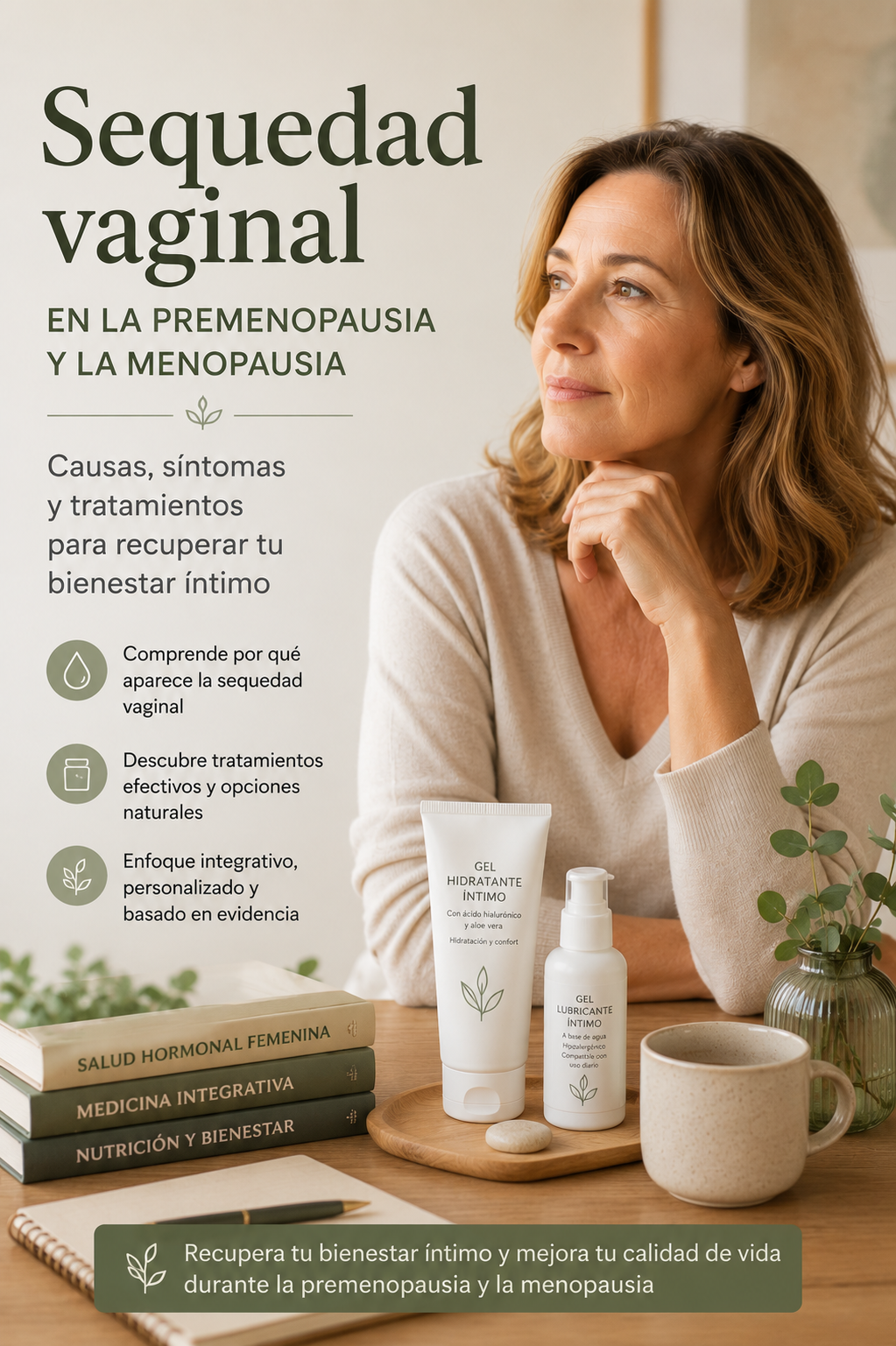 Premenopausia y menopausia: sequedad vaginal, por qué aparece y cómo mejorarla con un enfoque integrativo