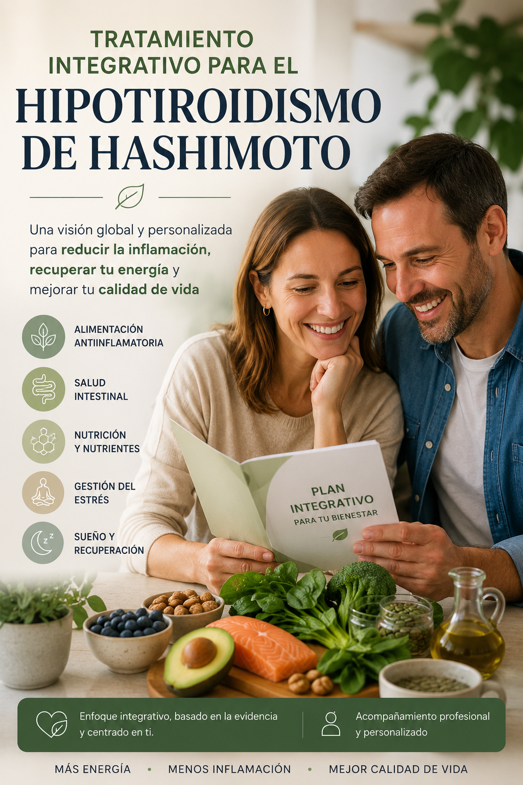 Tratamiento integrativo para el hipotiroidismo de Hashimoto: una visión global para recuperar tu salud