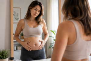 Síntomas de estrógenos altos durante la menopausia.